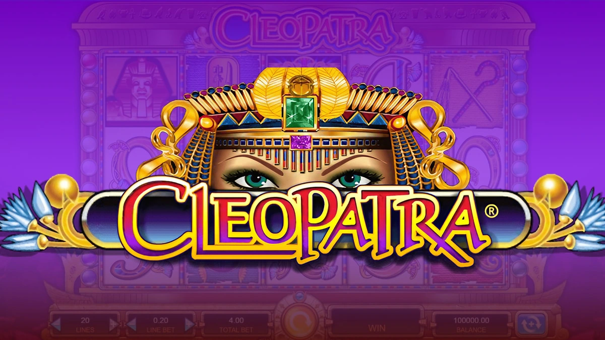 Cleopatra Slot Game - Ancient Egyptian themed slot with 5 reels and 20 paylines